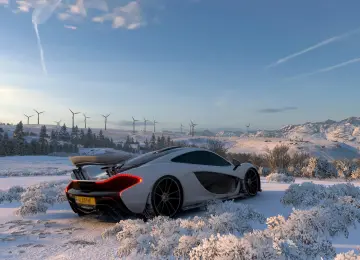  游戏CG 汽车 车辆 雪 跑车 游戏 迈凯轮  电脑壁纸 4K壁纸  3840x2160