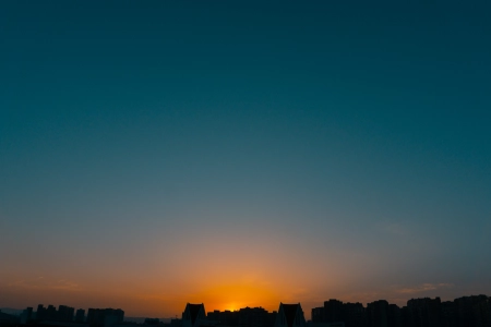 自然 云彩 夜晚 日落 晚霞 剪影 天空  电脑壁纸 4K壁纸 4000x2251