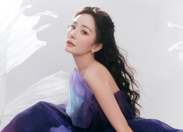 蓝紫色 裙子 美女 杨幂 4K壁纸 4K壁纸  3840x2400