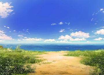 风景 自然 云 天空 植物 动画 宫崎骏 新海诚 电脑壁纸 4K壁纸  3840x2160