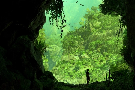 电子游戏 古墓丽影 屏幕截图 风景 丛林 4K壁纸 6758x3175