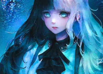  人物 多色头发 动漫 女孩 艺术 艺术 AI艺术  手机壁纸 4K壁纸  4035x5374