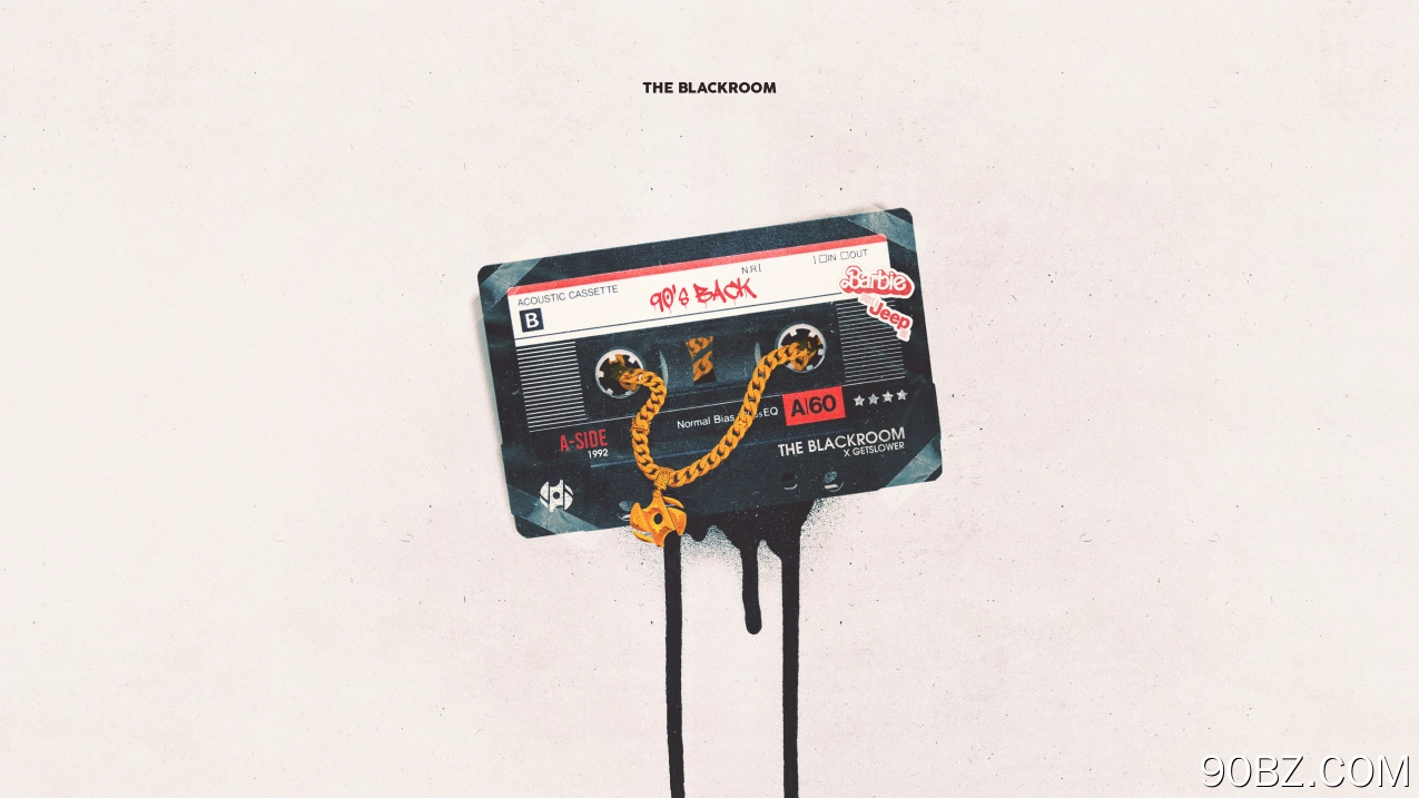 卡带 金色 复古 音乐 简单背景 白色背景 4K壁纸