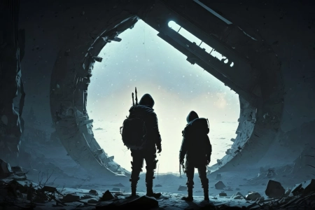 人物 艺术 插图 科幻 门户 未来 游戏 宇宙 电脑壁纸 4K壁纸 4579x2616