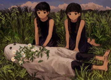 角色 动漫 女孩 万圣节 绘画 电脑壁纸 4K壁纸  4093x2894