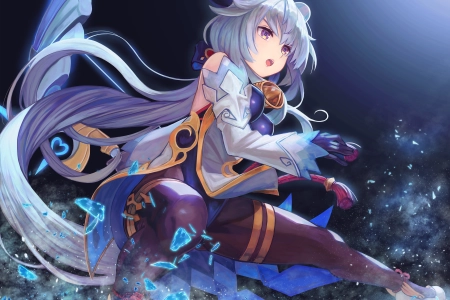 原神 动漫 女孩 长袜 4K壁纸 4000x3613