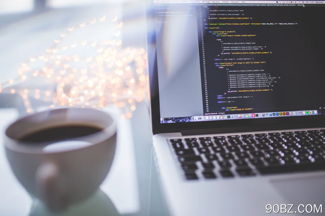 笔记本电脑 咖啡 编程 网络开发 代码 语言 键盘 技术 4K壁纸