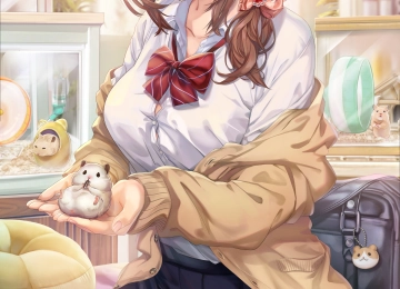 都灵赤瓜 深色皮肤 跪着 动漫 女孩 AI艺术 棕色眼睛 校服 手机壁纸 4K壁纸  4182x7307