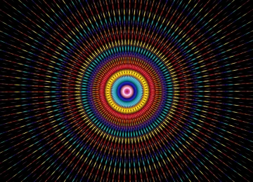 抽象 圆 五颜六色 AI艺术  电脑壁纸 4K壁纸  3840x2160