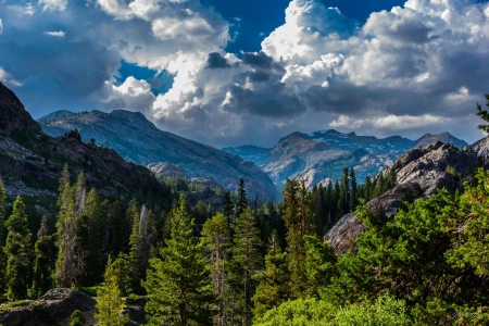 山脉 山谷 森林 自然 风景 4K壁纸 6016x4016