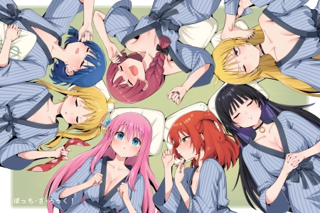 躺下 仰卧 动漫 女孩 4K壁纸 7559x5197