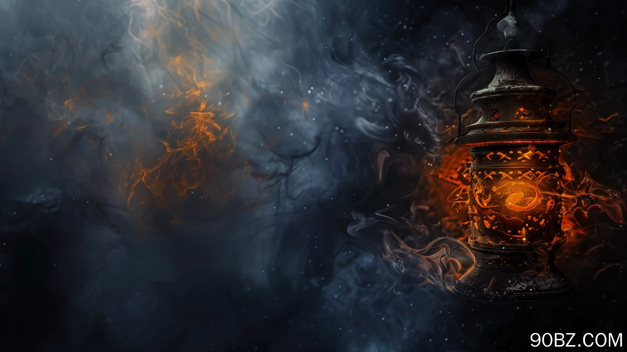 烟 灯 人工智能艺术 电脑壁纸 4K壁纸