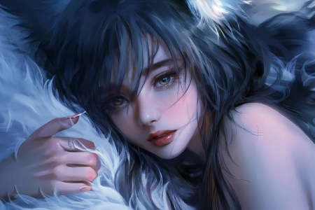 电子游戏 电子游戏女孩 图片  电脑壁纸 4K壁纸 4096x2560