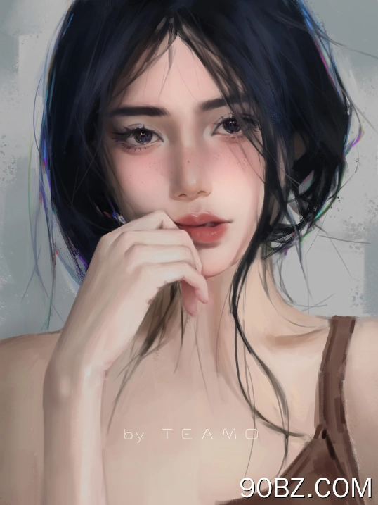 亚洲 女性 观看者 长发  白色背景 肖像显示 手机壁纸 4K壁纸