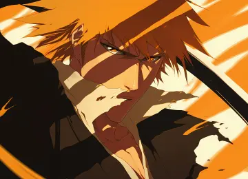 二次元 黑崎一护 眼神 犀利 电脑壁纸 4K壁纸  5824x3264