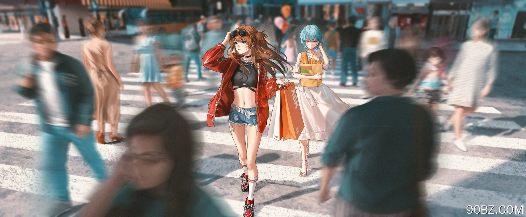 红发 艺术家 动漫 动漫女孩 电脑壁纸 4K壁纸