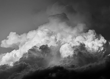 自然 单色 雷雨 天空 渐变 阴天 电脑壁纸 4K壁纸  3840x2160
