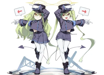 蓝色档案 白色长筒袜   欢呼 电脑壁纸 4K壁纸  4096x3379