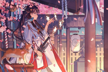 脸部 侧面 幻想女孩 深色头发 长发 传统服装 幻想艺术 电脑壁纸 4K壁纸 3840x2160