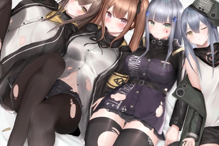 少女前线 女人 动漫 动漫女孩 衣服 战斗 电脑壁纸 4K壁纸 4380x3418