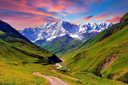 自然 丘陵 雪 山脉 风景 雪山 4K壁纸 3840x2160