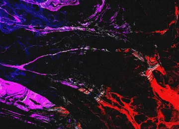 抽象 绘画 彩色 深色 红色 黑色 粉色 蓝色 圆点 数字艺术 波浪 4K壁纸  3840x2160