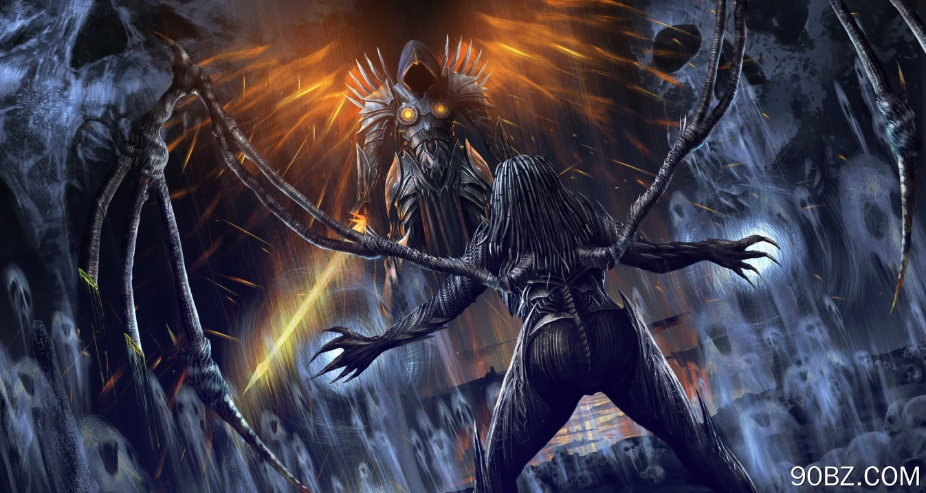 奇幻女孩 奇幻艺术 视频游戏 暗黑破坏神 暗黑破坏神III 剑 爪子 视频游戏艺术 PC游戏 电脑壁纸 4K壁纸