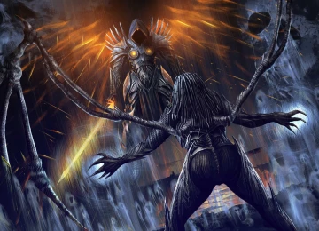 奇幻女孩 奇幻艺术 视频游戏 暗黑破坏神 暗黑破坏神III 剑 爪子 视频游戏艺术 PC游戏 电脑壁纸 4K壁纸  4658x2480