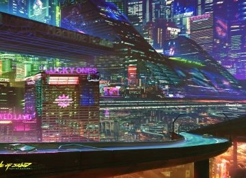 科幻 AI艺术 概念艺术 未来主义 赛博朋克 网络 城市 景观 街道 城市 车辆 4K壁纸  3840x2160