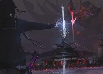 绪方 武士 4K壁纸  5600x2971