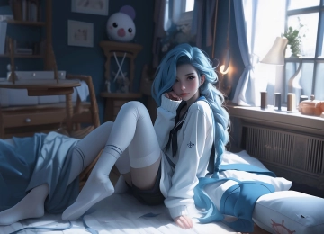 房间 金克丝 4K 动漫 壁纸 4K壁纸  3840x2160