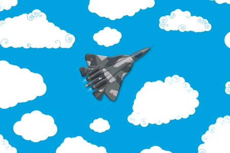 飞机 军用飞机 车辆 简单背景 云 天空 绘画 电脑壁纸 4K壁纸 5000x2800