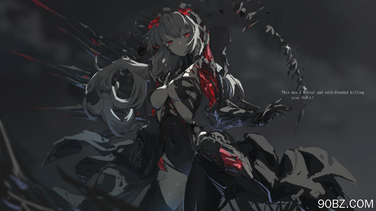 原创 人物 动漫 女孩 AI艺术 插图 灰发 4K壁纸