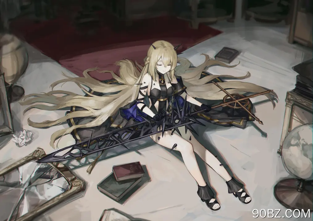美眉 金发 长发 动漫 女孩 炼金术 明星 武器 4K壁纸