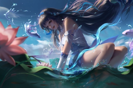 动漫 动漫女孩 电脑壁纸 4K壁纸 5000x2546
