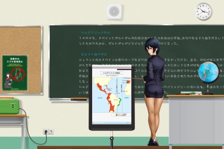 演讲者 动漫女孩 电脑壁纸 4K壁纸 4268x2400