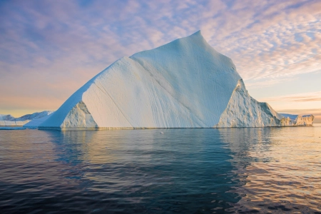 冰山 自然 景观 海面 北极 水面 冰川 4K壁纸 6000x4000
