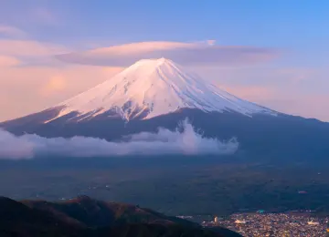 富士山雪景  4928x2530