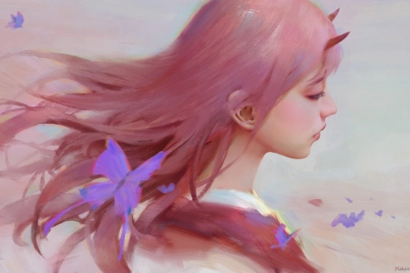 粉色头发 墨镜 电脑壁纸 4K壁纸 3840x2268