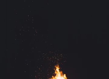 自然 火焰 夜晚 黑暗 燃烧 篝火 肖像显示 手机壁纸 4K壁纸  4016x6016