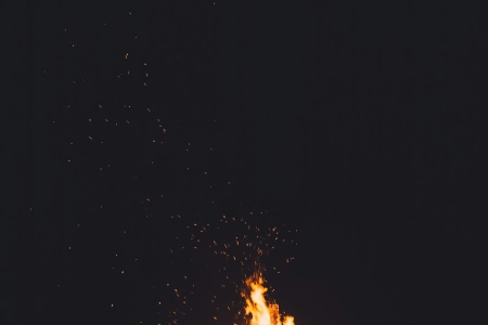 自然 火焰 夜晚 黑暗 燃烧 篝火 肖像显示 手机壁纸 4K壁纸 4016x6016