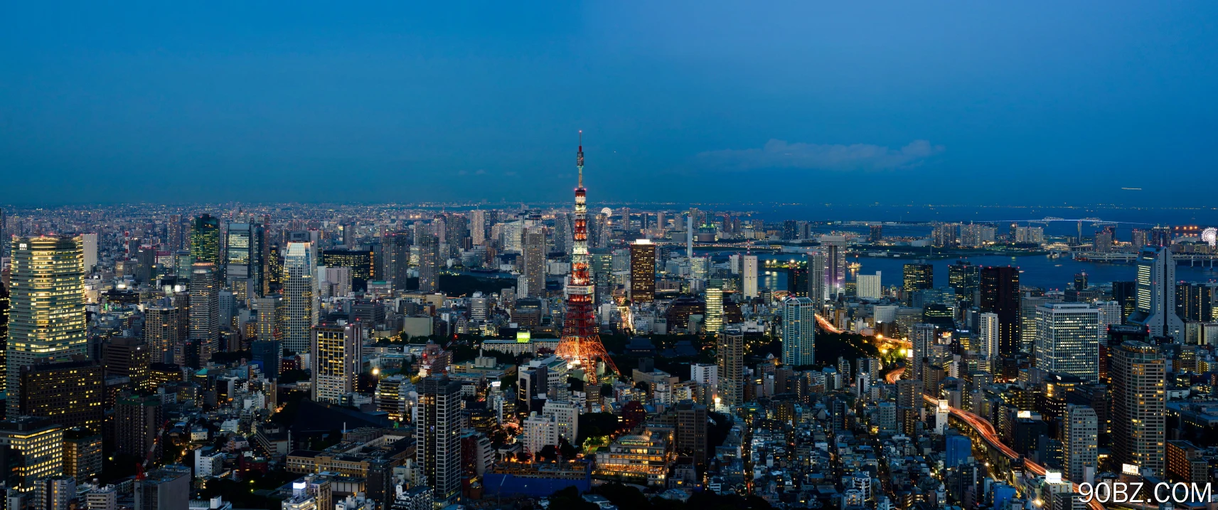 城市景观 城市 城市灯光 黄昏 4K壁纸