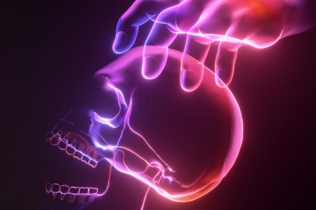 光,粉红色,骨,视觉效果的灯光,壁纸,3840x2160 3840x2160