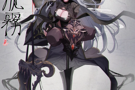 白发 蓝色头发 奇幻 女孩 动漫 动漫女孩 手机壁纸 4K壁纸 5000x7300