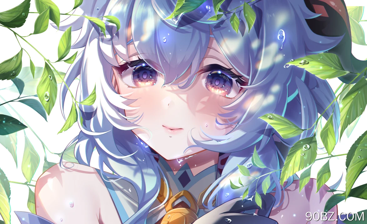 蓝发 动漫 少女 原神 感宇 原神 4K壁纸