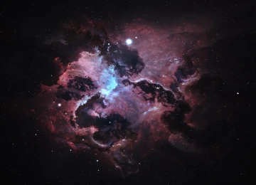 图片 AI艺术 空间 伽利 星星 星云 空间艺术  4K壁纸  3840x2160