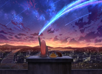 星夜少女  2560x1600