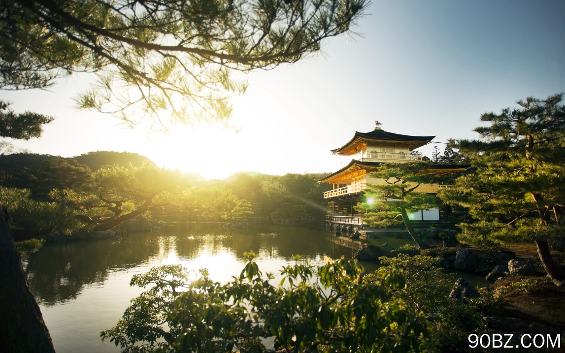 寺庙,水资源,性质,中国建筑,日本建筑,壁纸,3840x2400