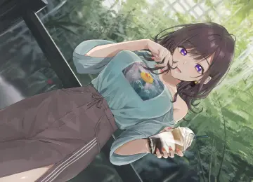 原创人物 深色头发 站立 动漫 动漫女孩 艺术作品  电脑壁纸 4K壁纸  3840x2160