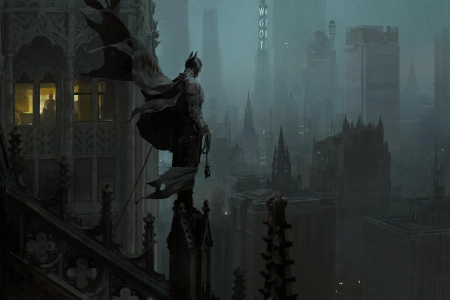 概念艺术 蝙蝠侠 漫画 超级英雄  电脑壁纸 4K壁纸 4500x2532